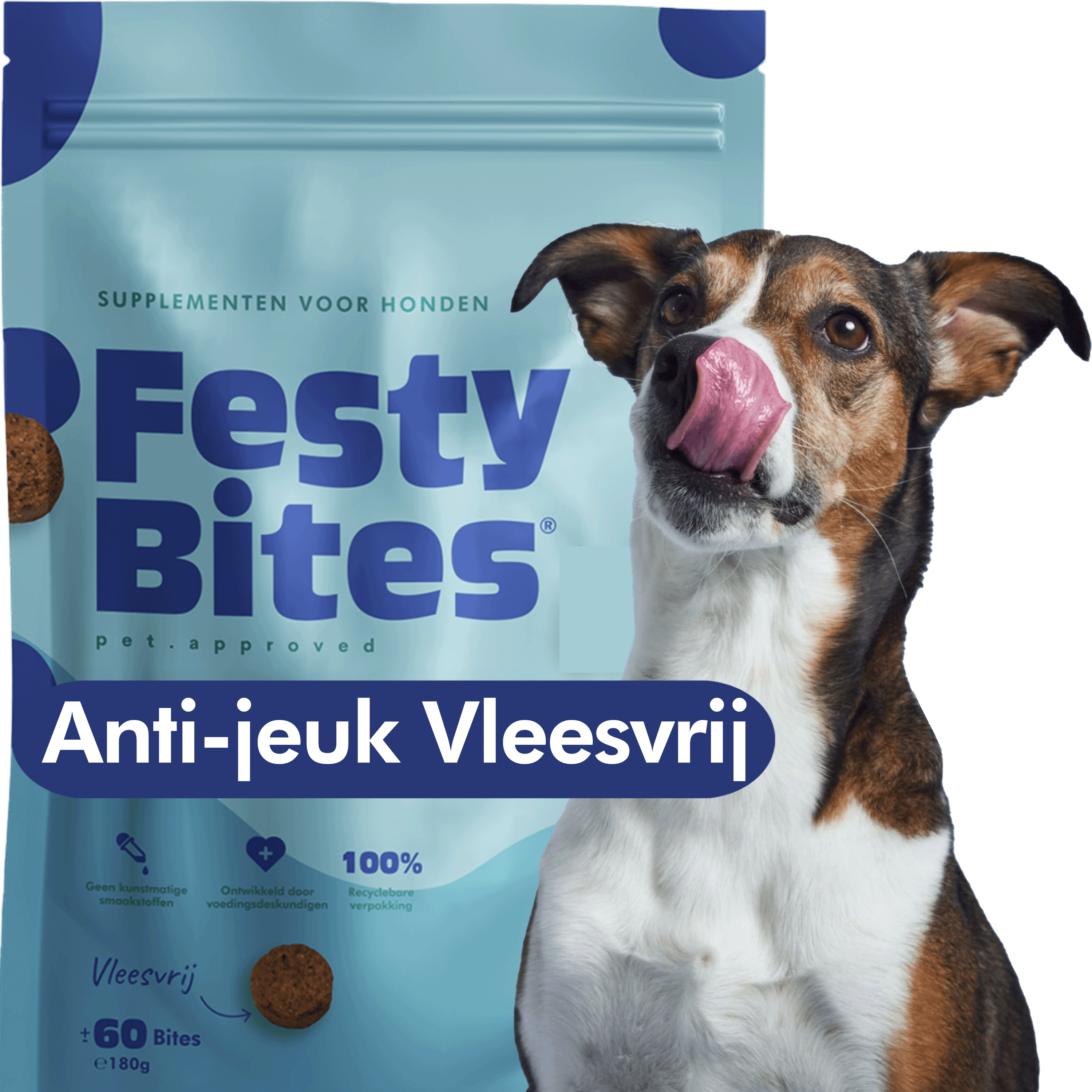 FestyBites® Probiotica Anti-jeuk vleesvrij