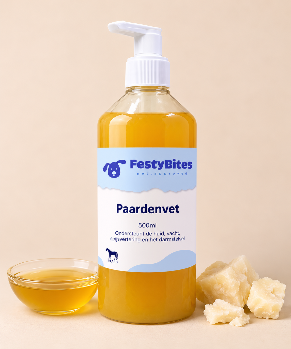 Paardenvet voor Honden – 500 ml | FestyBites