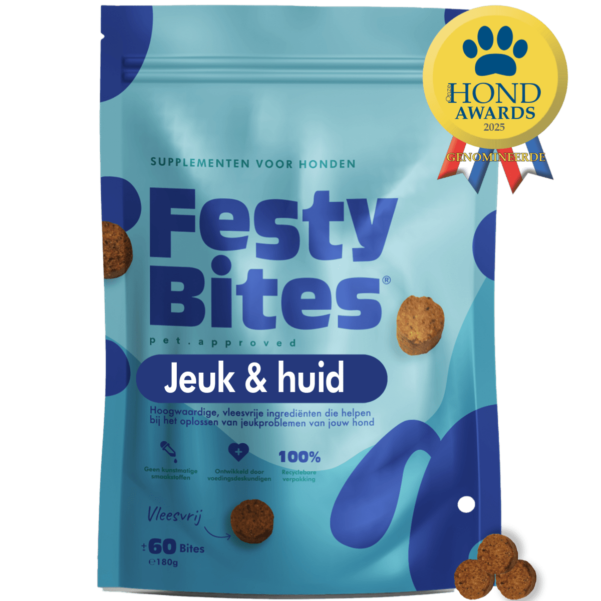 Jeuk & huid vleesvrij - FestyBites®